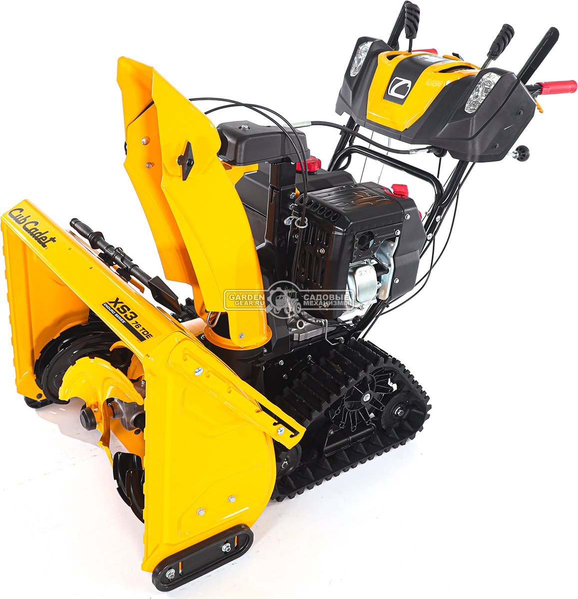 Снегоуборщик Cub Cadet XS3 76 TDE трехступенчатый (USA, 76 см, ThorX, 420 см3, эл/стартер 220В, LED фара, 3-х угольные гусеницы, 125 кг)