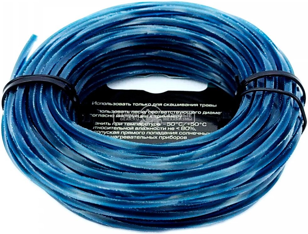 Триммерная леска Steviman HI-PRO 2,7 мм х 10 м (витой квадрат, 100% полиамид с графитовым сердечником)