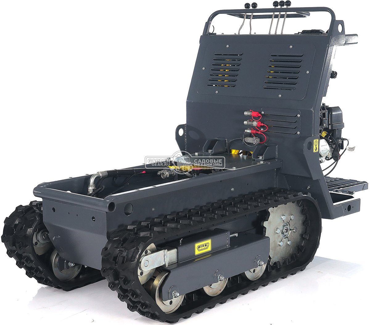 Универсальное гусеничное шасси Baumech под модуль ML-01 или GT-1000 с двигателем Zongshen GB460E с платформой оператора (с электропакетом)