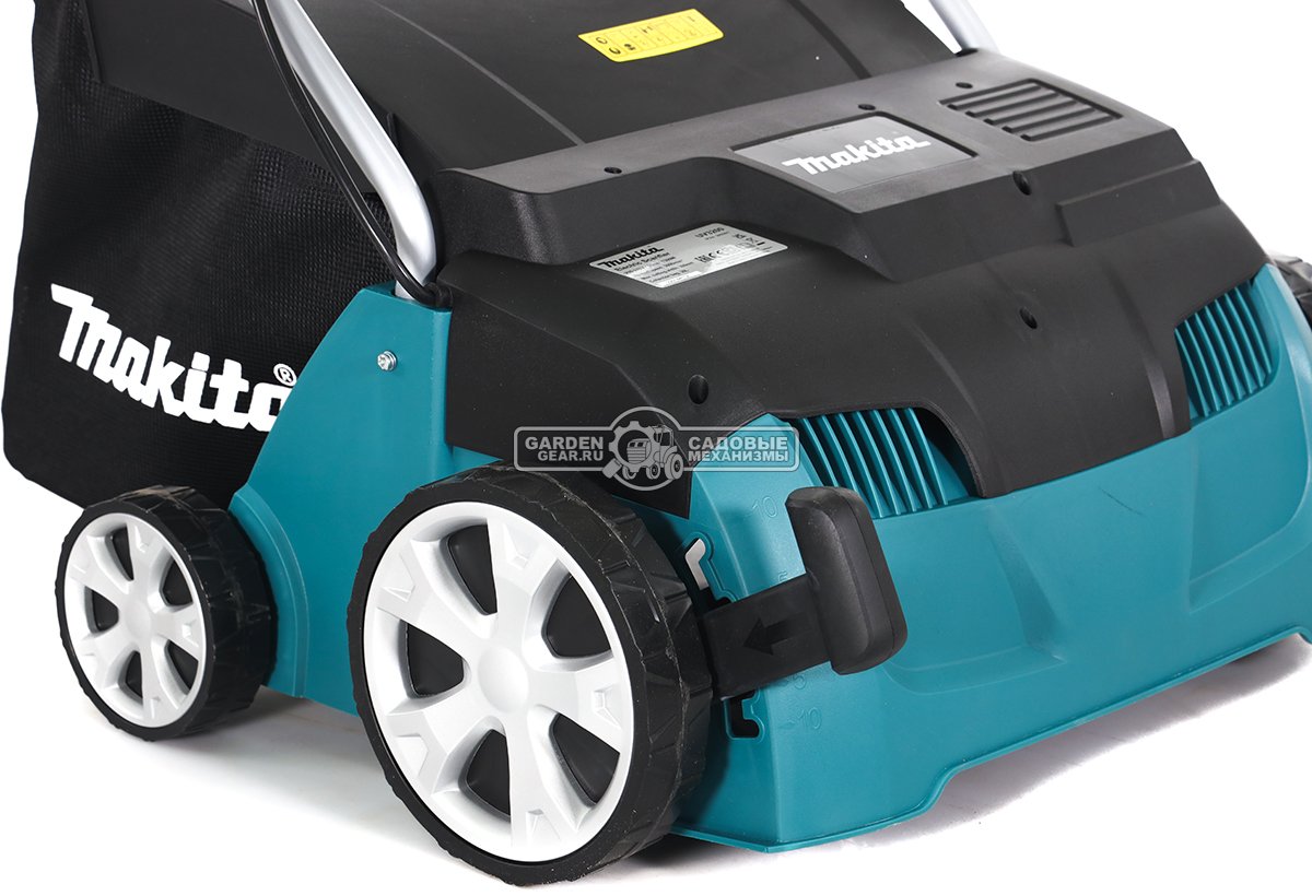 Вертикуттер - аэратор электрический Makita UV3200 (PRC, 1300 Вт, 32 см, ножи, пластик, 30 л, 12 кг)