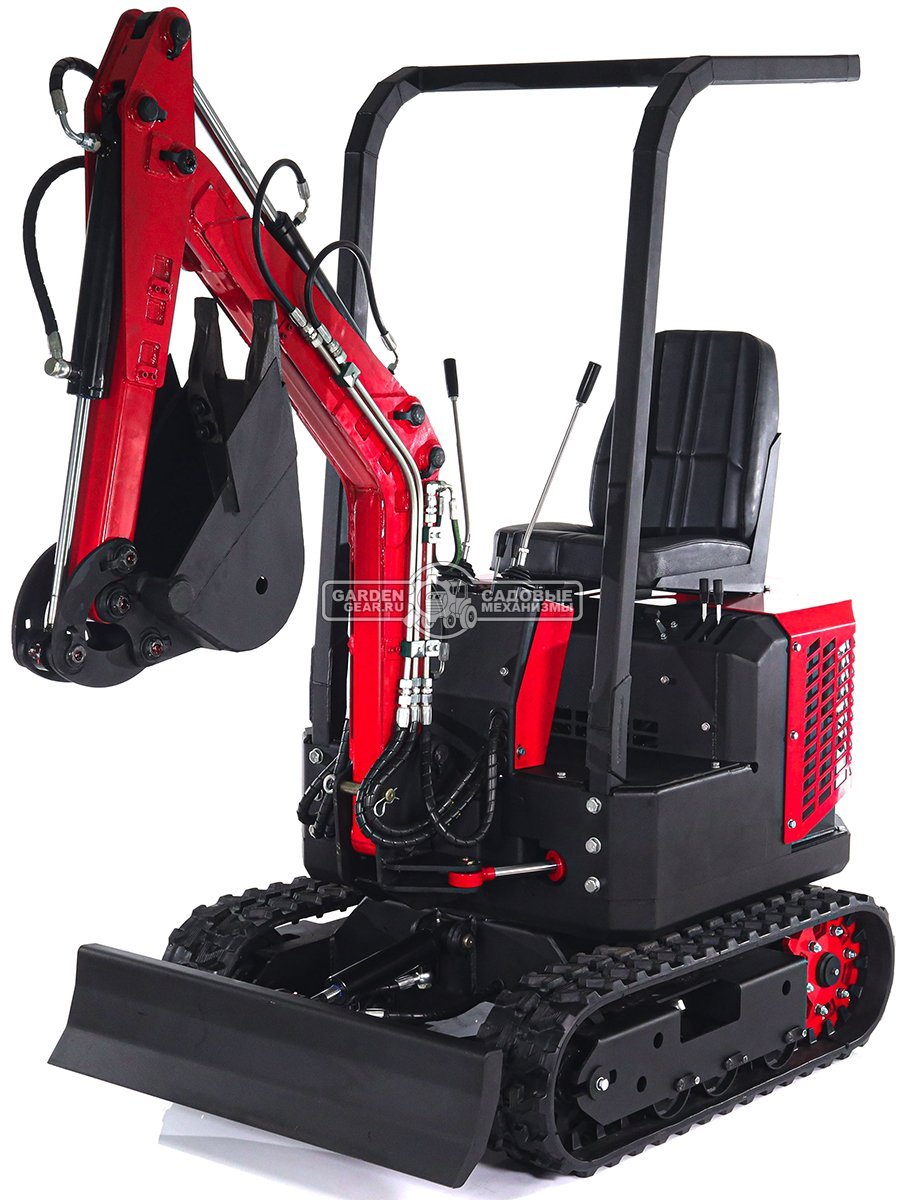 Гусеничный полноповоротный экскаватор RED LC-01 Lifan 15 л.с., глубина копания 1,6 м., 771 кг.