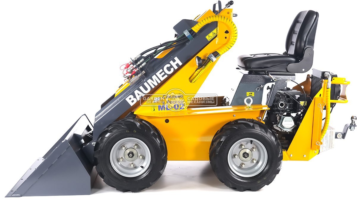 Универсальная машина мини-погрузчик Baumech ML-02 + ковш универсальный 110 см., с двигателем Zongshen GB460E