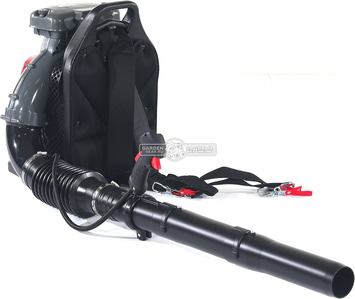 Воздуходувка бензиновая ранцевая EVOline BLG 80 BP (PRC, 79,4 куб.см., 4,5 л.с., 1190 м3/ч, 104 м/с, 11 кг)