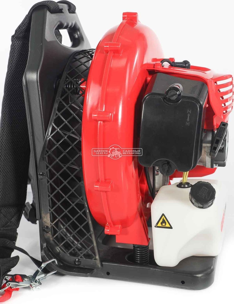 Воздуходувка бензиновая ранцевая Geos Max BPB 380 (PRC, Kasey 79.4 куб.см., 3.3 кВт/4.5 л.с.,1656 м3/ч, 87 м/с, 11.5 кг)