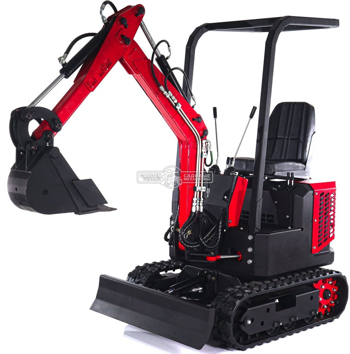 Гусеничный полноповоротный экскаватор RED LC-01 Lifan 15 л.с., глубина копания 1,6 м., 771 кг.