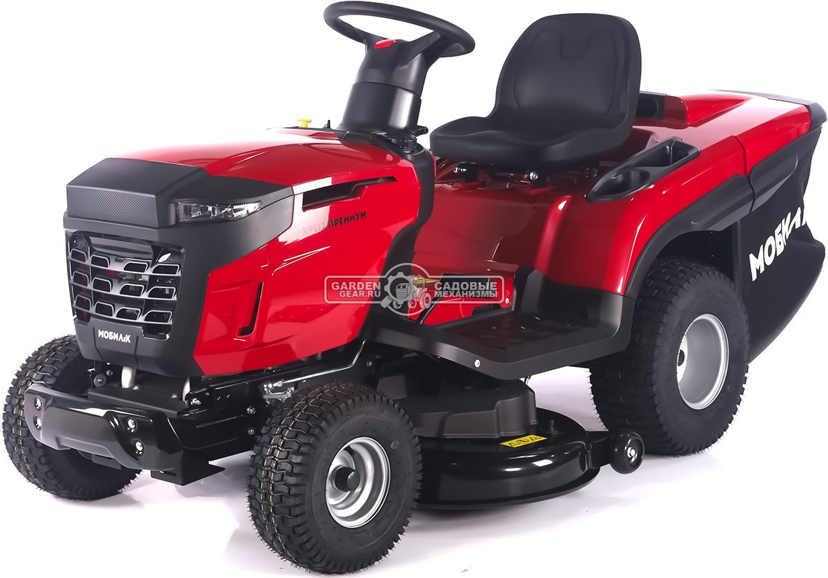 Садовый трактор Мобил К XP112 Премиум (PRC, Loncin V-Twin, 586 куб.см., гидростатика, мульчирование, 240 л., ширина кошения 110 см, 208 кг)