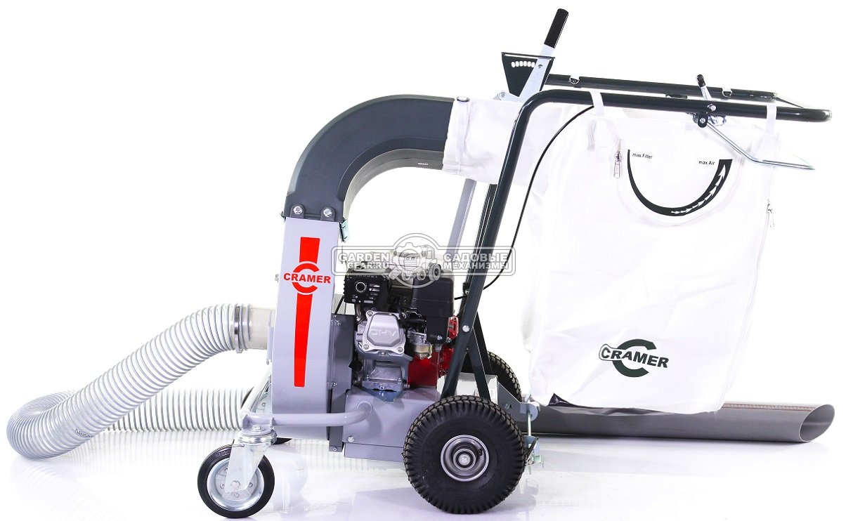 Садовый пылесос бензиновый Cramer LS 5000 самоходный (GER, Honda GX160, 80 см, 240 л, 85 кг) 