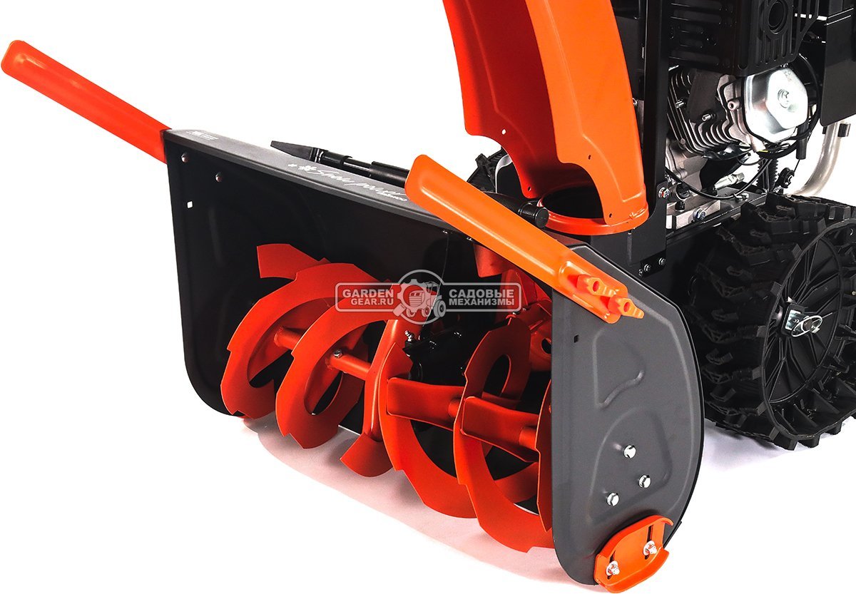 Снегоуборщик Daewoo DAST 430 гусеничный (PRC, 76 см, Daewoo WXE 350, 310 см3, запуск от аккумулятора, фара, гусеницы Arctic track, 125 кг.)