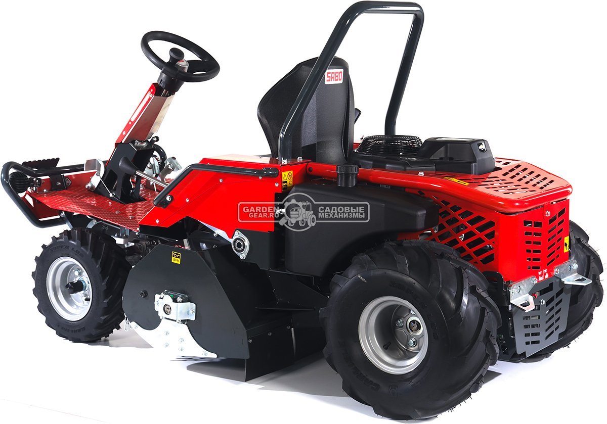 Садовый трактор для высокой травы и работы на склонах SABO GLADIATOR 95 F AWD (GER, B&S Intek 8-44C8, 724 куб.см., 95 см, дифференциал, 388 кг.)