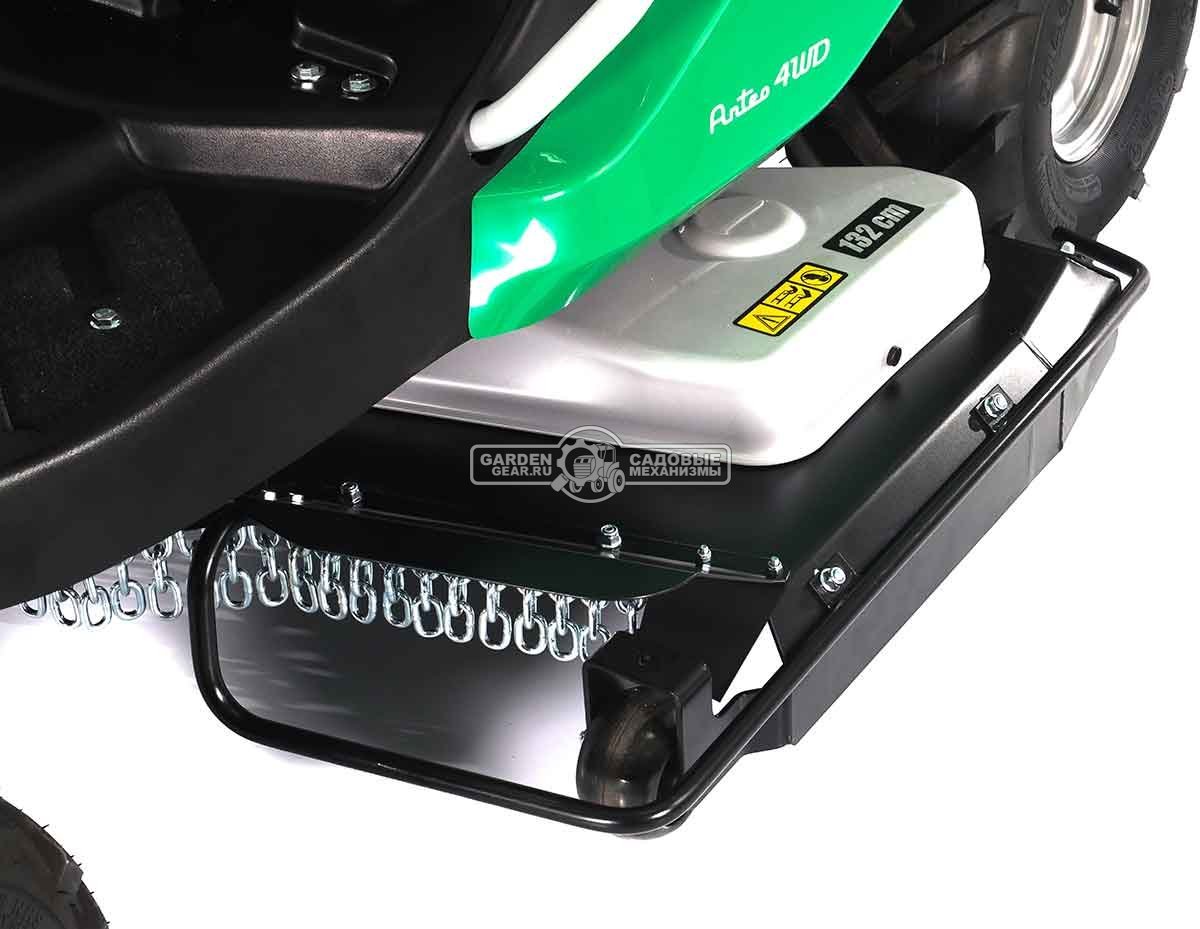 Садовый трактор для высокой травы и работы на склонах Caiman Anteo 4WD 137D2K (CZE, Kawasaki FS730 V-Twin, 726 куб.см., 132 см, дифференциал, 427 кг.)