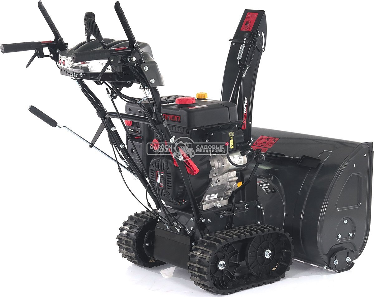 Снегоуборщик Evoline SBG 700 TLE гусеничный (PRC, 70 см, Loncin, 383 см3, эл/стартер 220В, фара, разблокировка гусениц, подогрев рукояток, 120 кг)
