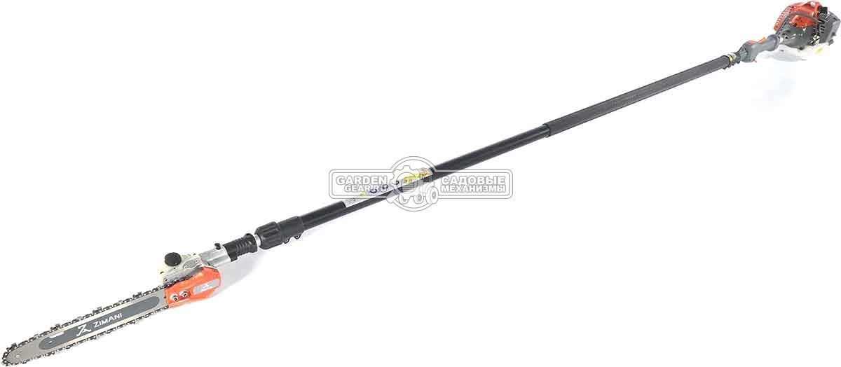 Высоторез бензиновый ZimAni PS226L Pro длина 4.2 м (PRC, 25,4 см3, Zenoah G26, 0,85 кВт/1,2 л.с., Walbro, 12", 3/8", 1,3 мм., 44E, 7,6 кг.)