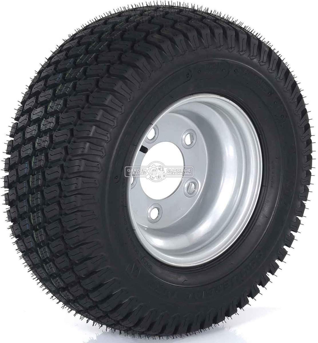 Колесо с шиной в сборе Baumech Газон 20,5x8.00-10 Kenda K513 65A4/76A4 TL Диск 6.00x10 5/94/140 d18.5 R14 ET0 Silver