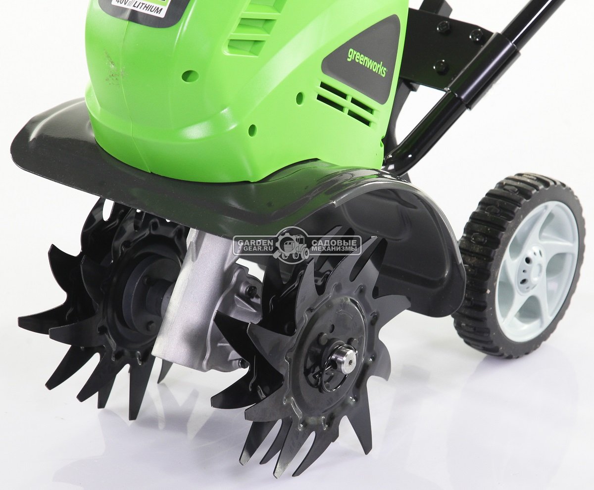 Аккумуляторный культиватор GreenWorks G40TL без АКБ и ЗУ (PRC, 40В, 26 см, 12 кг)