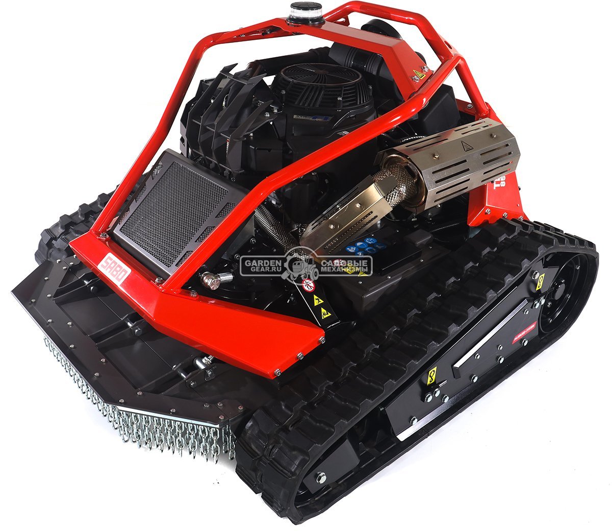 Робот газонокосилка для кошения склонов SABO THUNDER 85 C с дистанционным управлением (GER, 85 см., Honda iGXV 700 EFI, 699 куб.см., 580 кг.)