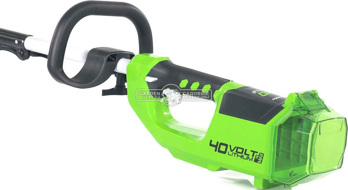 Снегоуборщик аккумуляторный / лопата GreenWorks GD40SS30 с АКБ 4 А/ч и ЗУ (PRC, BL 40В, ширина 30 см, 7 кг)