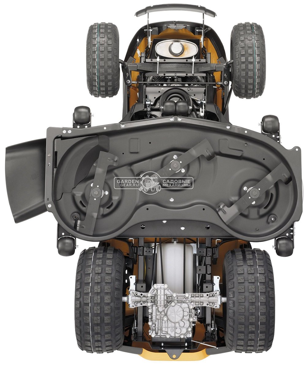 Садовый трактор Stiga Tornado 6118 HW (ITA, Kawasaki FS600V, 603 куб.см., гидростатика, боковой выброс, ширина кошения 121 см, TC SD 108/121, 254 кг.)