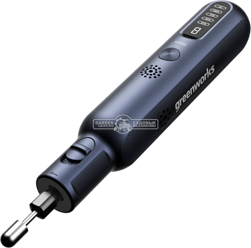 Гравер аккумуляторный GreenWorks GPT-8VRT (PRC, 8 В, 80 Вт, 0.3 кг)