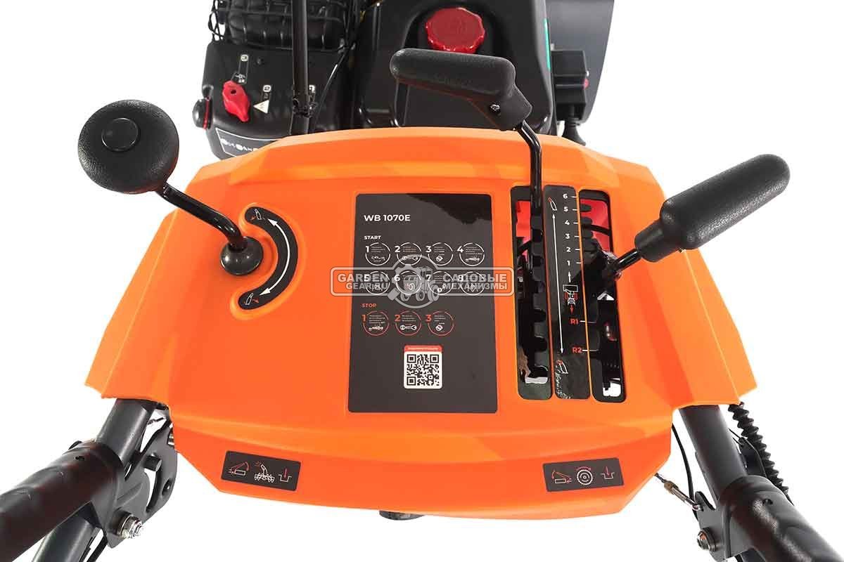 Снегоуборщик Villartec WB1070E (PRC, 70 см, B&S 306 см3, эл/стартер 220В, фара, подогрев рукояток, разблокировка колес, скорости 6/2, 109 кг)