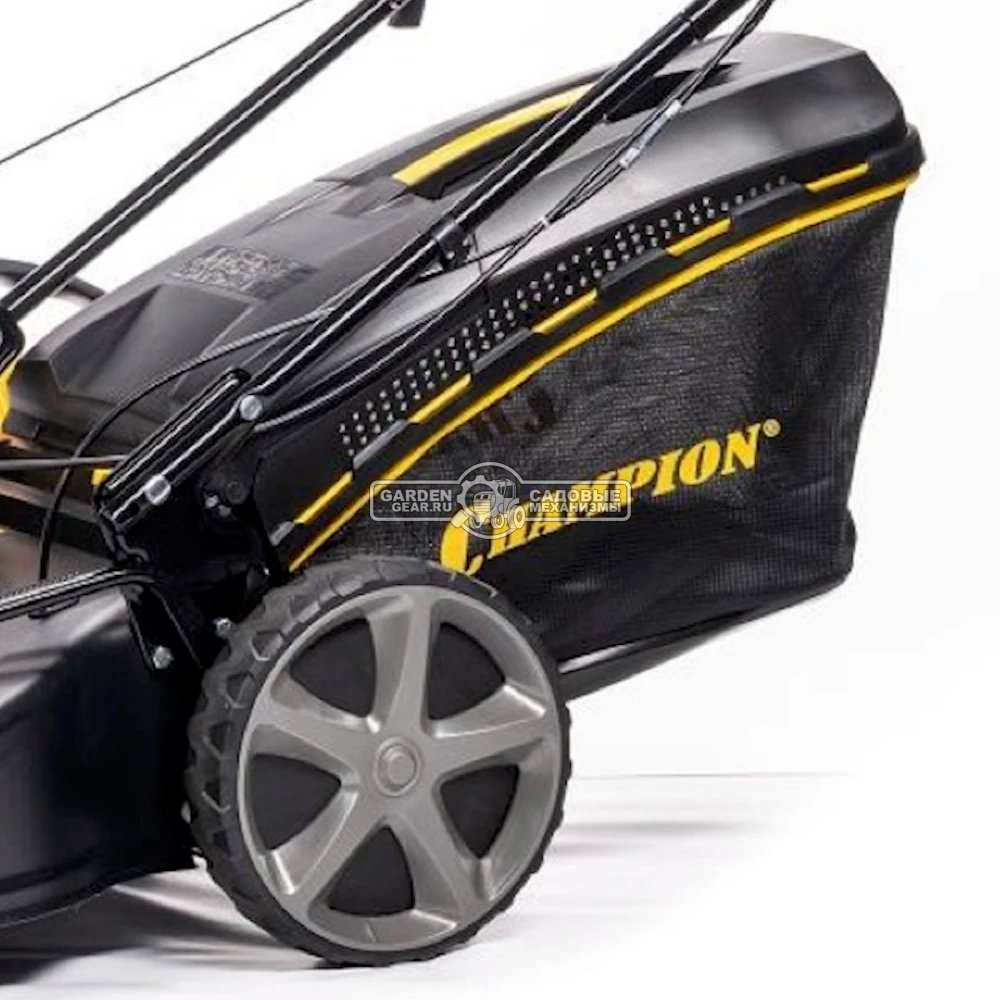Газонокосилка бензиновая Champion LM5644 Pro (PRC, 56 см, Champion 196 см3, сталь, 65 л, 4 в 1, 41 кг)