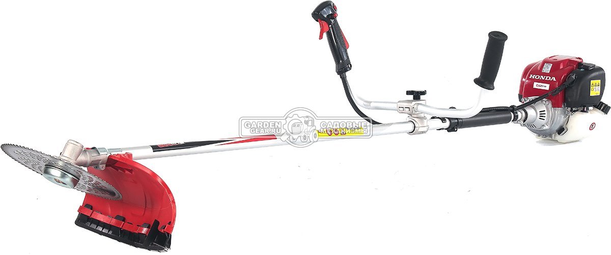 Бензокоса EVOline BCG 35H (4T) 4-х тактная (PRC, Honda 35.8 см3, 1.3 л.с., леска 2.5 мм + нож + пильный диск, ремень, 7.3 кг)