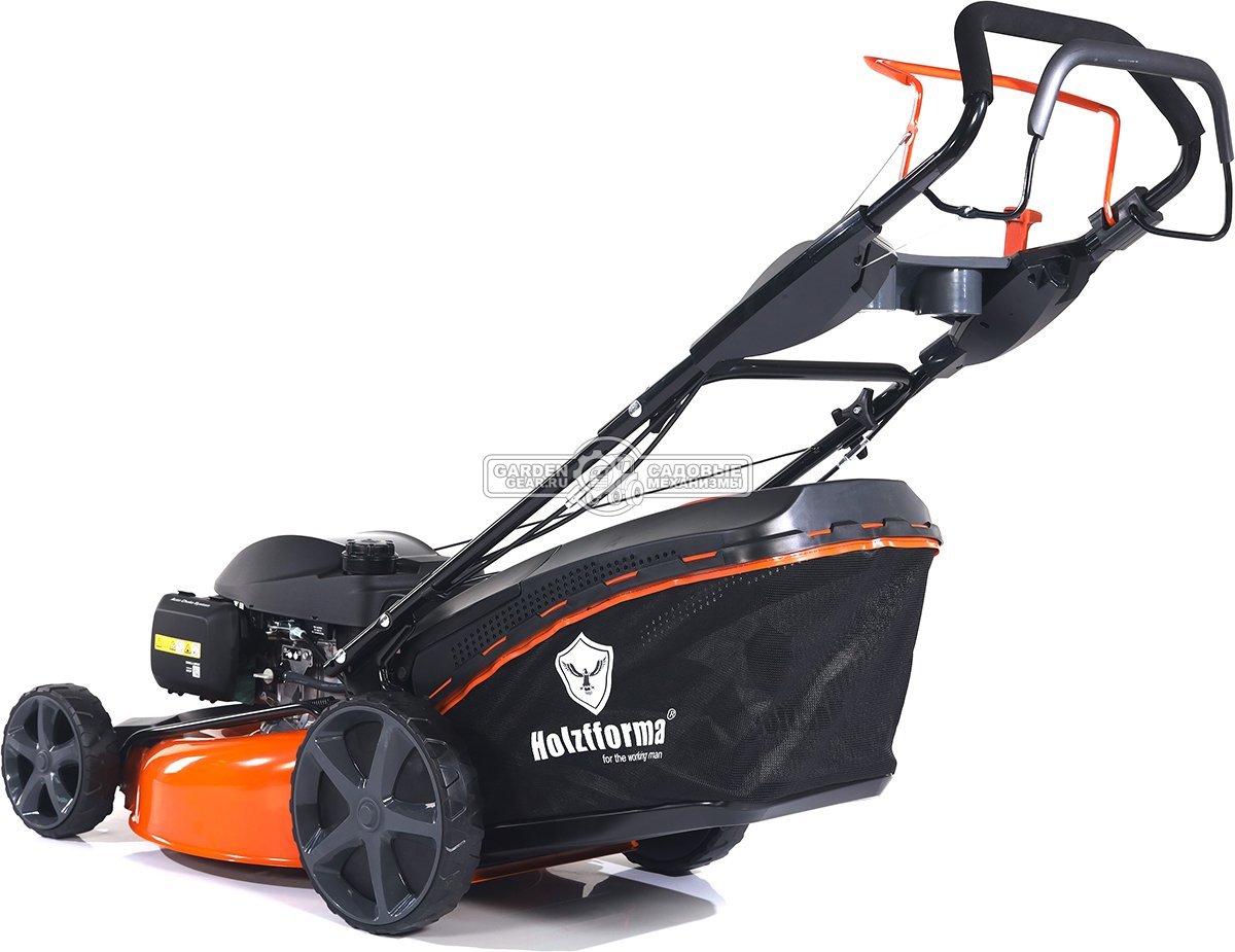 Газонокосилка бензиновая Holzfforma LC251HV (PRC, 51 см, Honda 166 см3, 3 в 1, Quattro Blade, вариатор, 65 л, 35 кг)