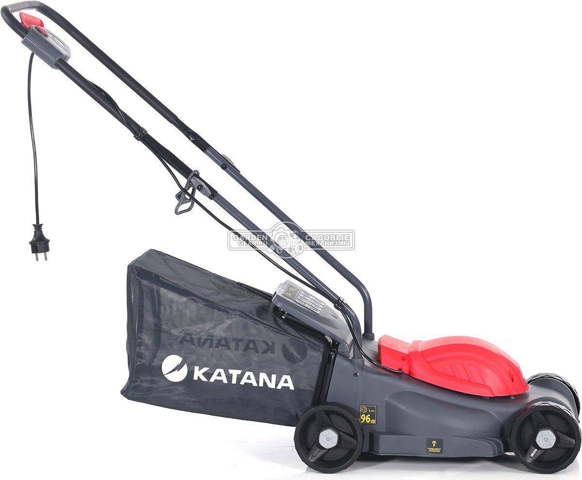 Газонокосилка электрическая Katana KL3210E (PRC, 1000 Вт., 32 см., пластик, 30 л., 8.2 кг.)