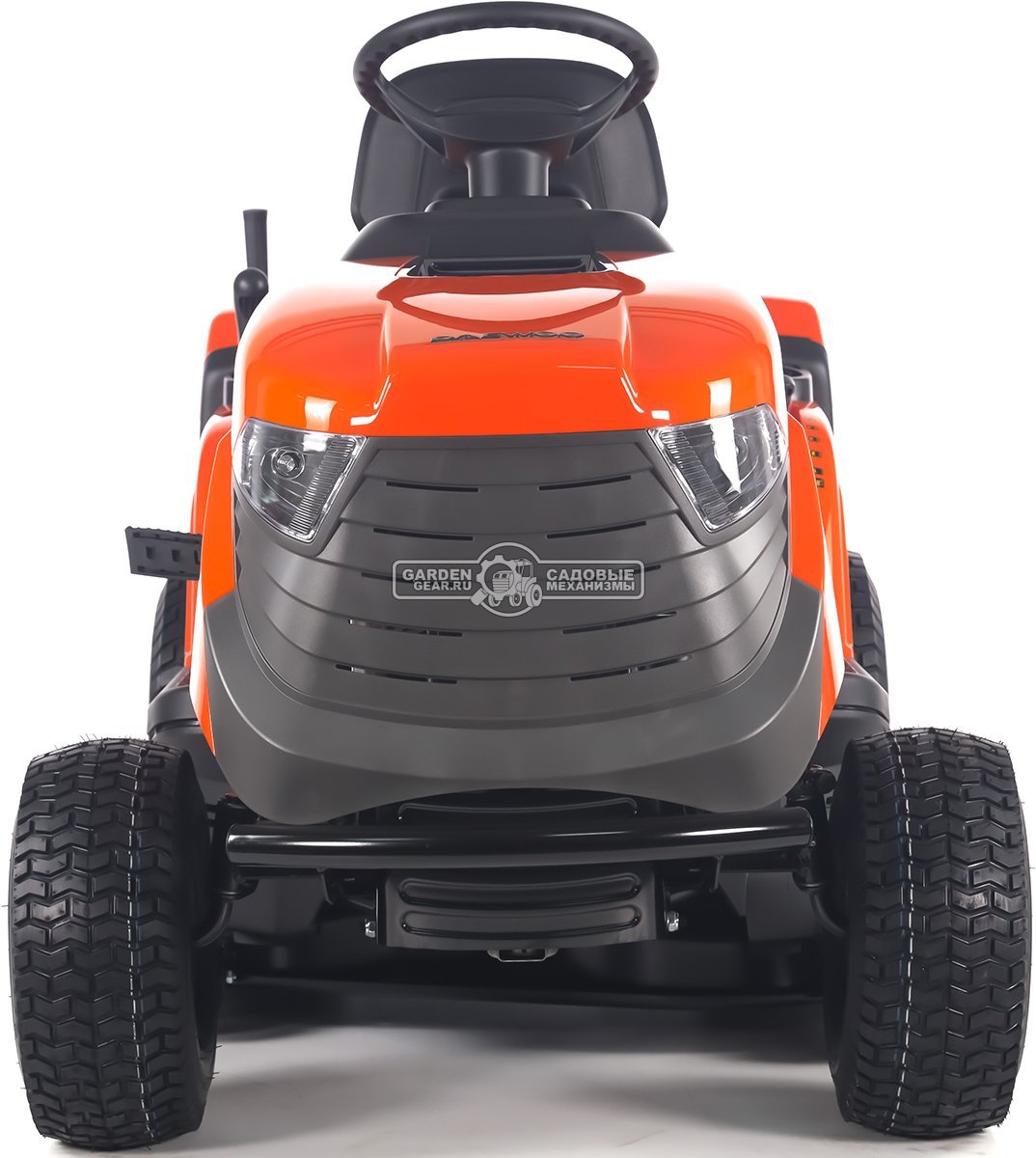 Садовый трактор Daewoo DLT 84M (PRC, Stiga ST400, 414 куб.см., механика, ширина кошения 84 см., травосборник 200 л., мульчирование, 190,5 кг.)