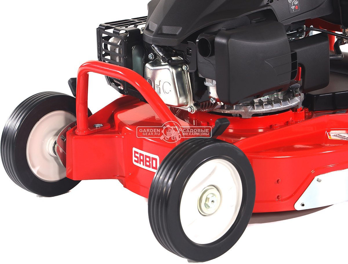 Газонокосилка бензиновая SABO 52-PRO SKA PLUS (GER, 50 см., Yamaha, 190 куб.см., бак - 6 л., алюминий, вариатор, боковой выброс, 51 кг.)