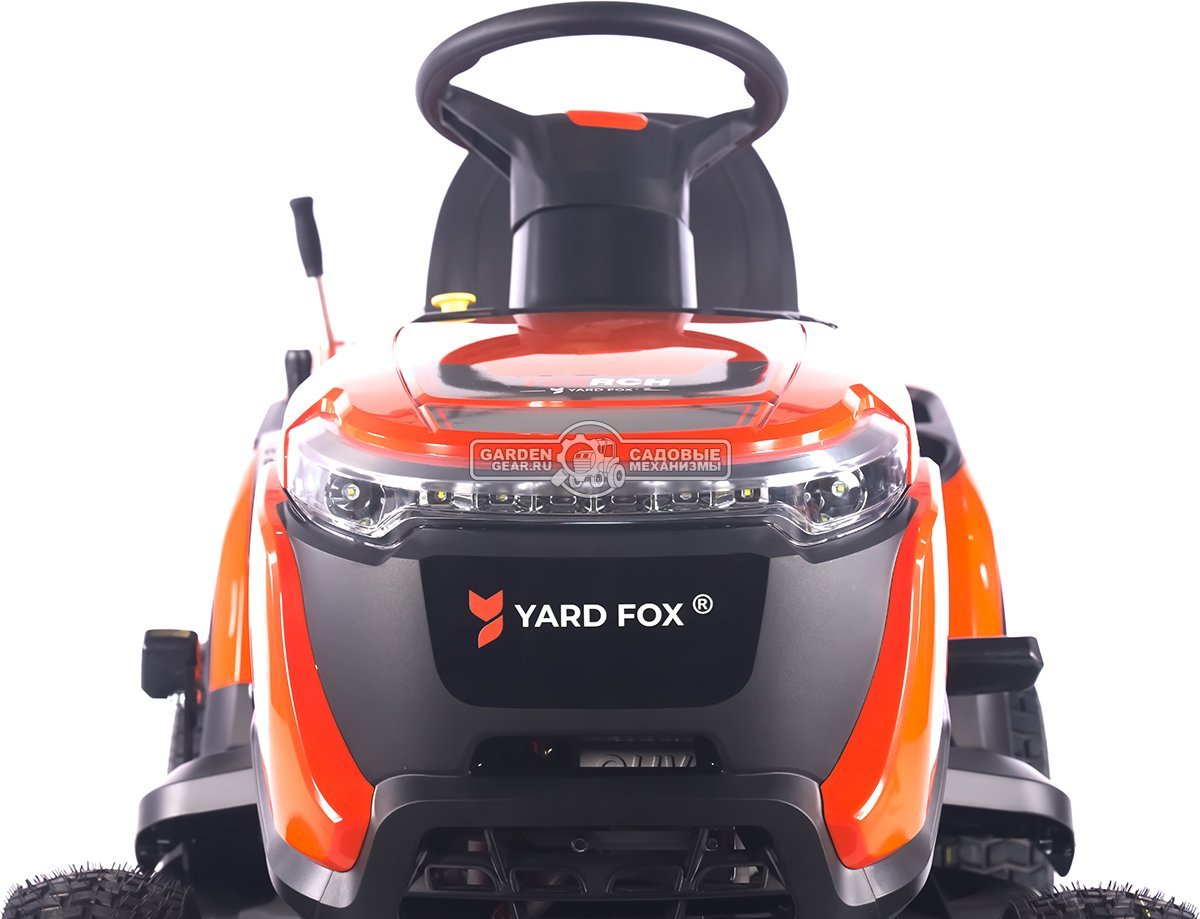 Садовый трактор Yard Fox Optima T 98 RСH (PRC, Loncin 452 куб.см., гидростатика, травосборник 260 л, ширина кошения 98 см, 200 кг)