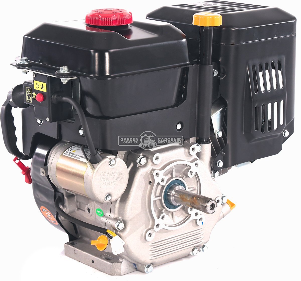 Бензиновый двигатель Zongshen SN 420 E Snow (15 л.с., 420 куб.см., D=25 мм, L=85 мм, катушка освещения 12В60Вт, электрический стартер 230В, 35 кг.)
