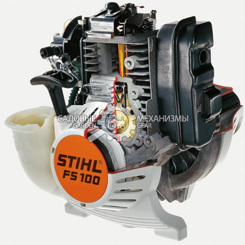 Бензокоса Stihl FS 87 (USA, 28,4 куб.см., 0,95 кВт/1,3 л.с., 4-MIX, нож DM 4F-230, леска 2,4 мм. - опция, 5,6 кг.)