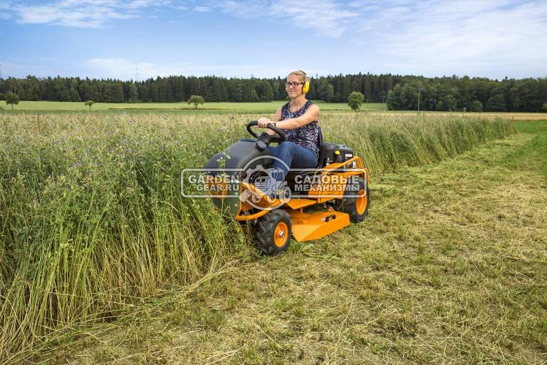 Садовый трактор для высокой травы и работы на склонах AS-Motor 900 Enduro (GER, 90 см, B&S Intek, 656 см3, дифференциал, боковой выброс, 298 кг)