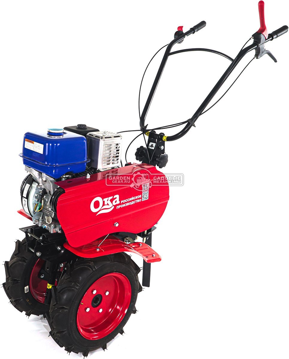 Мотоблок Ока МБ-1Д2М12 Yamaha MX200 6.5 (RUS, колеса 4.00х10, 196 куб.см., 70 см, 2 вперед/2 назад, шкив, 94 кг)