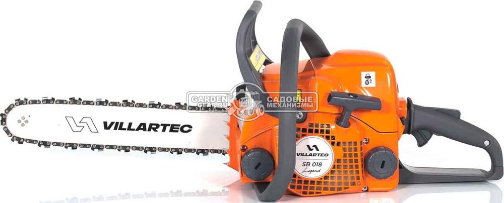 Бензопила Villartec SB018 Legend 14&quot; (PRC, 31.8 куб.см, 1.5 кВт/ 2 л.с, 3/8&quot;-1.3-50E, 4.1 кг)