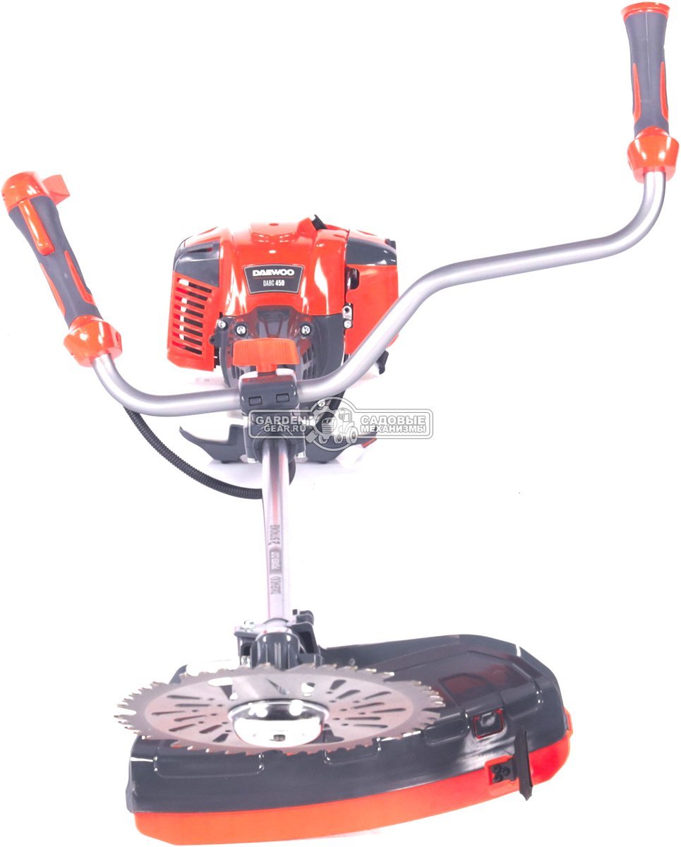 Бензокоса Daewoo DABC 450 Industrial (PRC, 42.7 куб.см., 1.5 кВт/2.0 л.с., леска 3.0 мм + диск Fast Cut, T-рукоятка, Easy Start, 9.2 кг)
