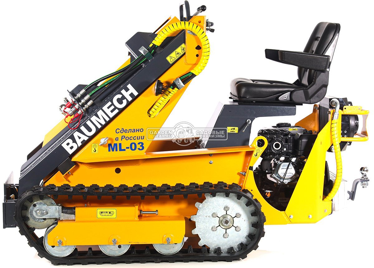 Универсальная машина мини-погрузчик Baumech ML-03 с двигателем Zongshen GB460E