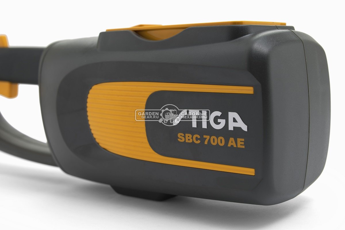 Мотокоса аккумуляторная Stiga SBC 700 AE без АКБ и ЗУ (PRC, Li-ion, 48V, 700 серия, петл. ручка, прямой вал, головка M10 2 мм + нож 3T, 4,2 кг.)