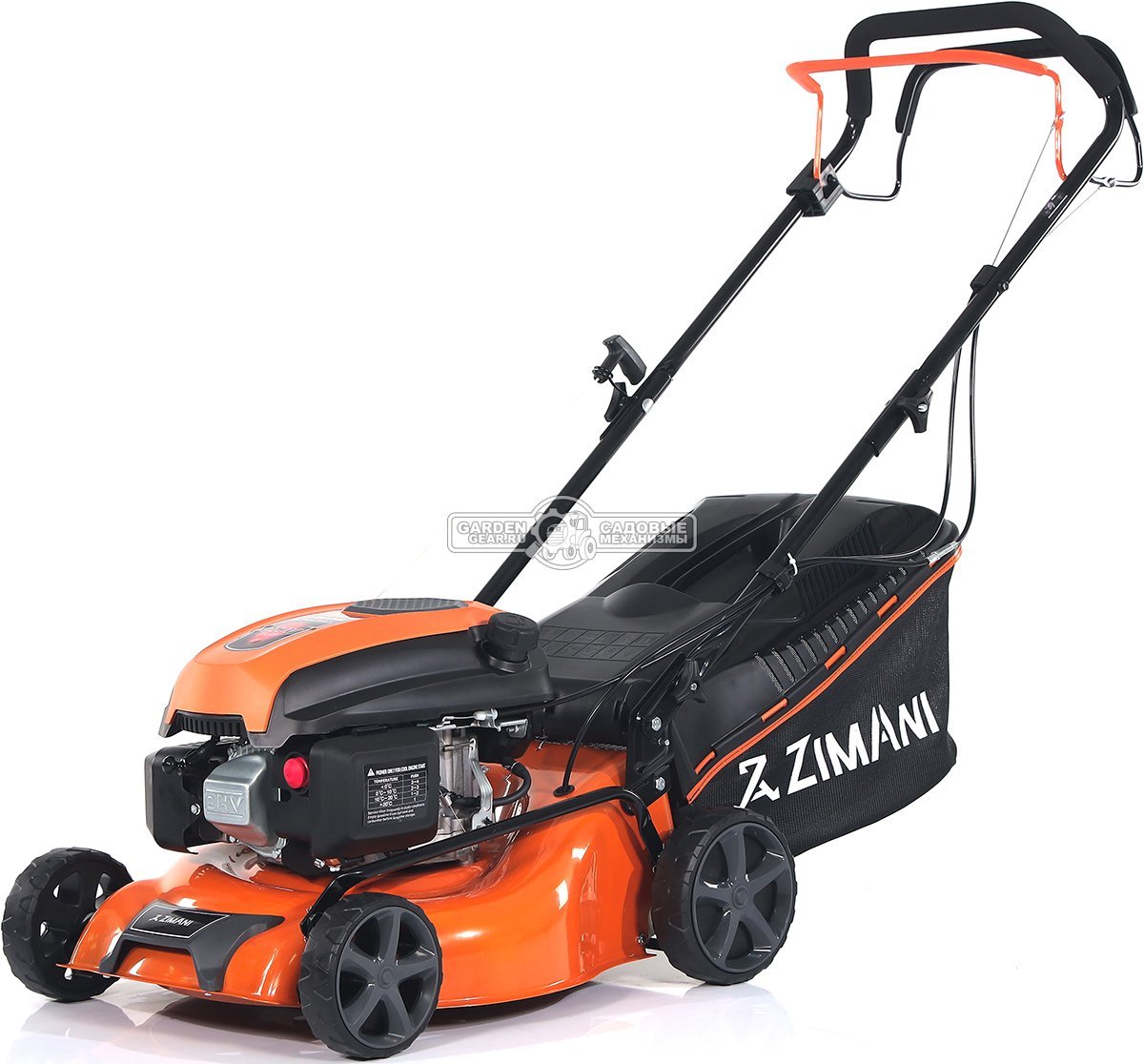 Газонокосилка бензиновая ZimAni LC142B (PRC, 42 см, 145 см3, Quattro Blade, 45 л, 23 кг)