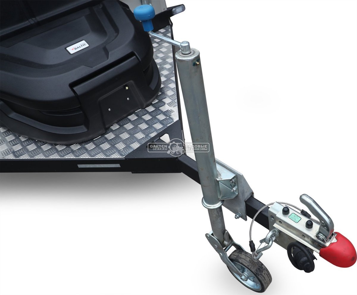 Прицеп с опускающейся платформой на пневмоподвеске Baltic Mechanic Polygon-City PC 750 Спарка для перевозки спецтехники, пневмолифт, крышка, 3500x1500