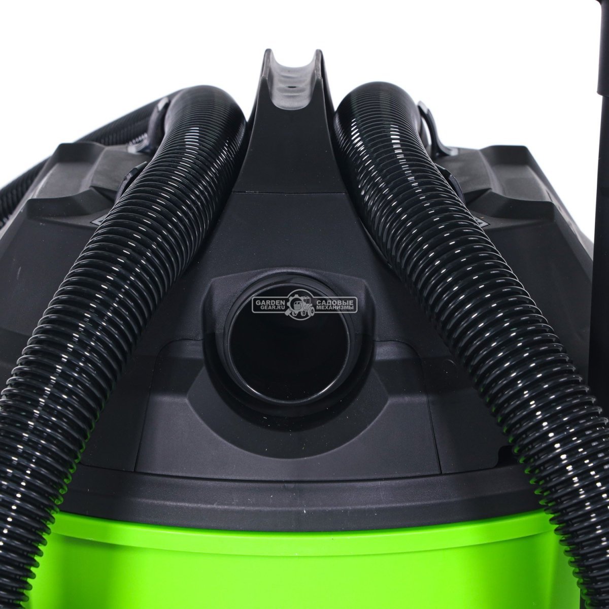 Пылесос GreenWorks G120WDV для сухой и влажной уборки (PRC, 1200 Вт, 3150 л/мин, контейнер 34 л, шланг 2 м, 8.4 кг)