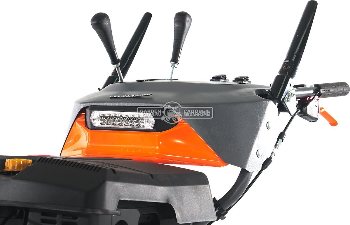 Снегоуборщик Villartec WB1576ET Hydro гусеничный (PRC, 76 см, Loncin 420 см3, эл/стартер от АКБ 12В, дифференциал, фара, 141 кг)