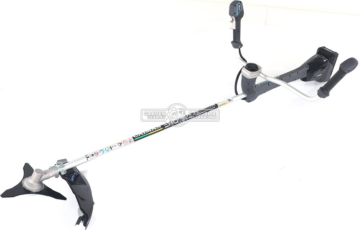 Мотокоса аккумуляторная Caiman ENO BCTi с АКБ B6040 и ЗУ C6025 (RUS, BL 60В, Standart Connect, T-рукоятка, нож 3T + леска 2,4 мм, 5,9 кг.)