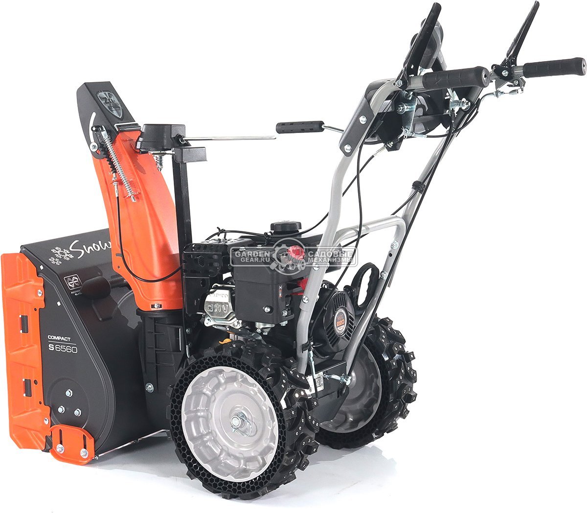 Снегоуборщик Daewoo S 6560 (PRC, 59 см., Daewoo, 220 см3, скорости 4/1, колеса EX-ICE, 59 кг.)