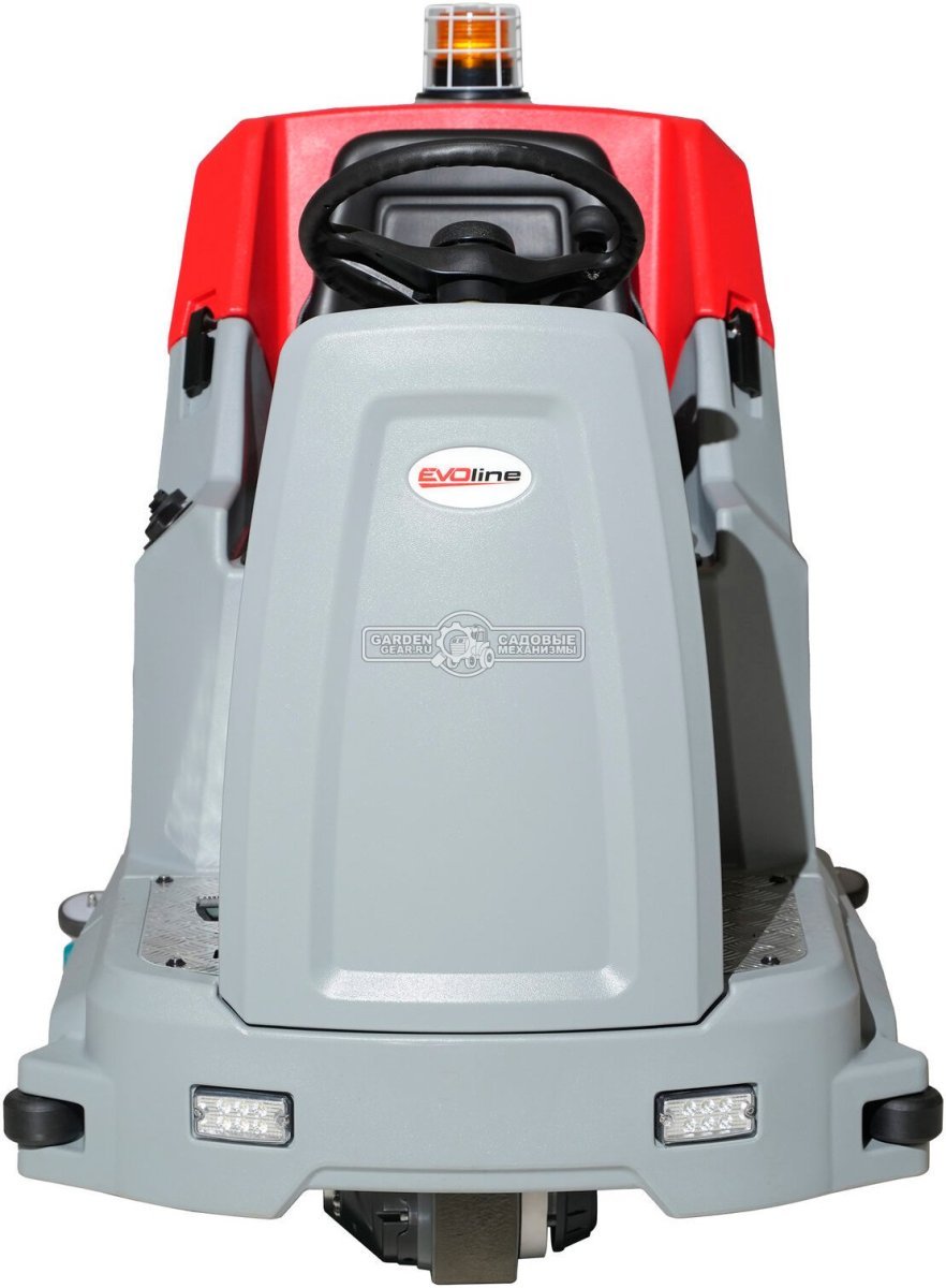 Поломоечная машина аккумуляторная с сиденьем оператора EVOline SDB 860 T без АКБ и ЗУ (PRC, 86 см, 130+160 л, 360 кг)