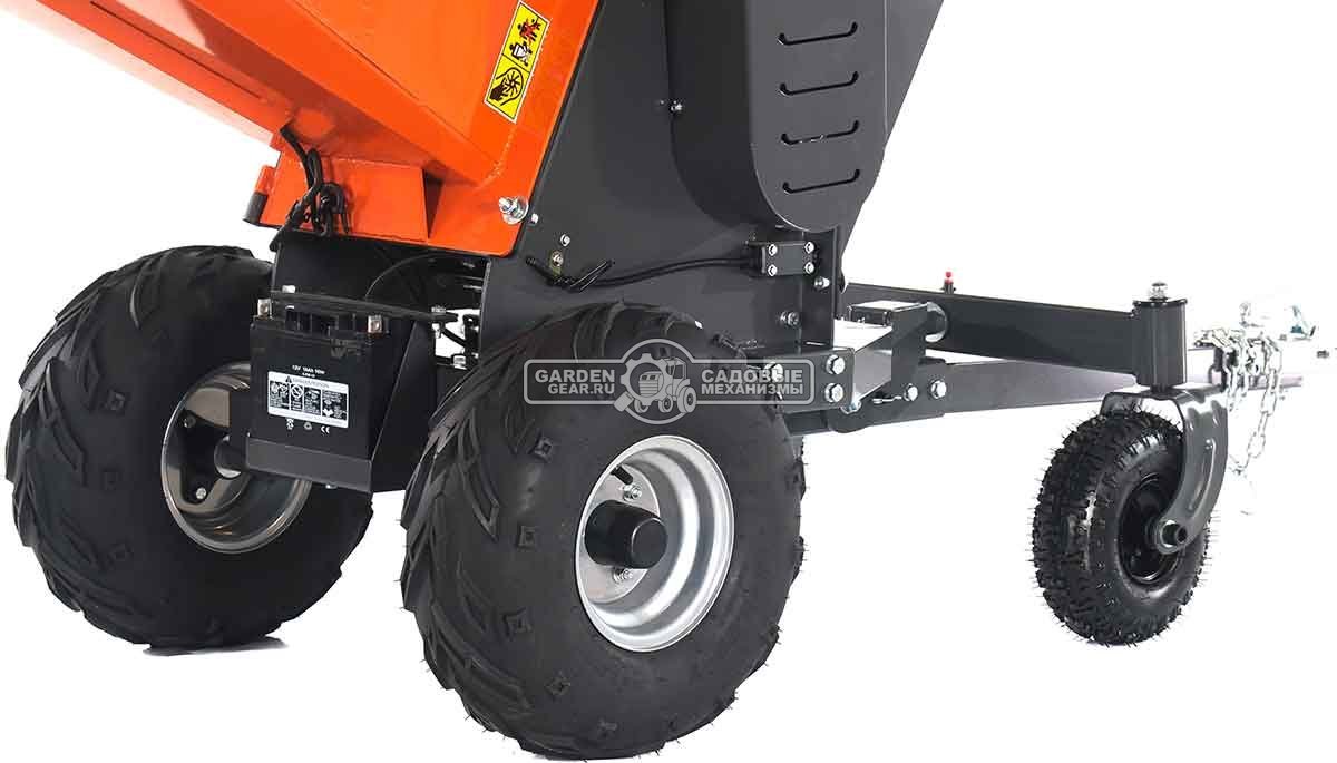 Измельчитель веток ZimAni LS 150 PRO (PRC, Loncin 622 куб.см., 20 л.с., с эл.старт, дисковый, ветки до 150 мм, двуосный прицеп, 252 кг.)