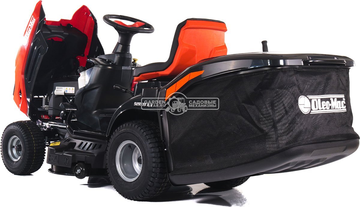 Садовый трактор Oleo-Mac OM 92R/19 KV (PRC, Emak K 1900 V-Twin, 586 см3, 92 см., гидростатика, травосборник 300 л., 198 кг.)