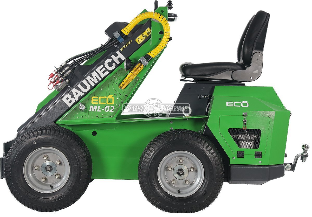 Универсальная машина мини-погрузчик Baumech ML-02 Eco с электродвигателем