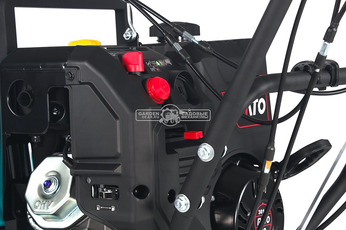 Снегоуборщик Steviman SX-72 (RUS, 72 см, Rato 301 см3, эл/стартер 220В, фара, скорости 6/2, 105 кг)