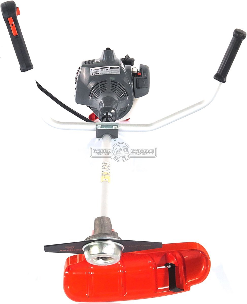 Бензокоса Holzfforma FF55E (PRC, 27,2 куб.см., 0,75 кВт/1,0 л.с., нож + леска Autocut C26-2 2,4 мм, оснастка Comfort, очки, 5,0 кг)